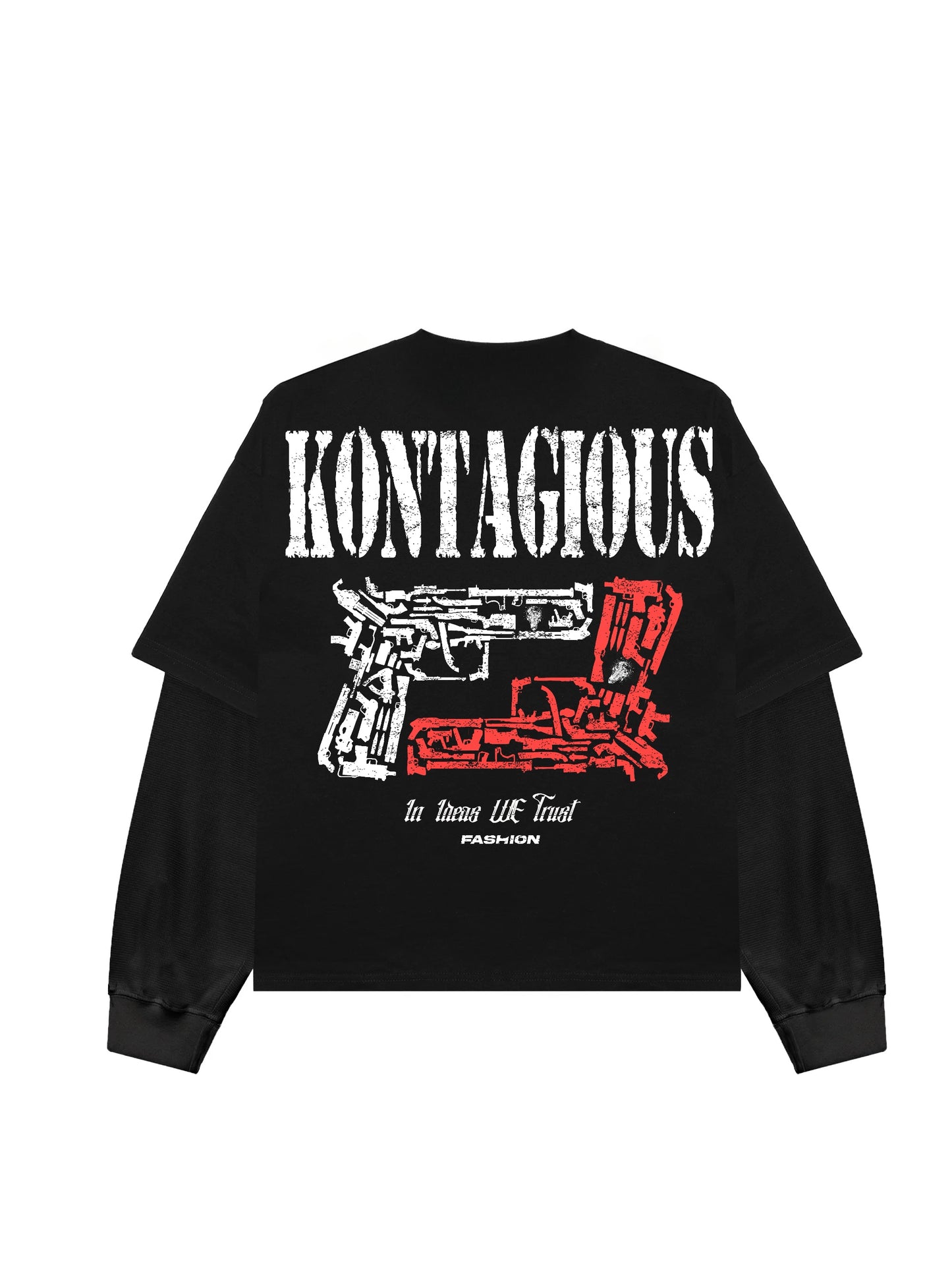 Black Tee w/ Thermal Sleeves
