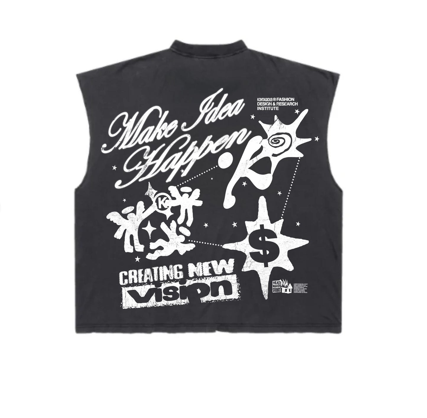 “TIME SQUARE” SLEEVELESS TEE