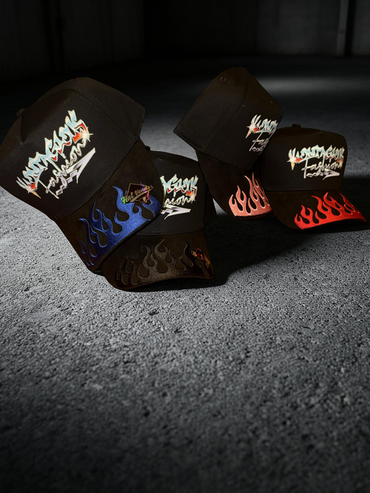 Flames/Cheetah/Camo Suede Hat