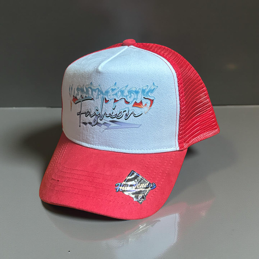 Suede Trucker Hat ￼
