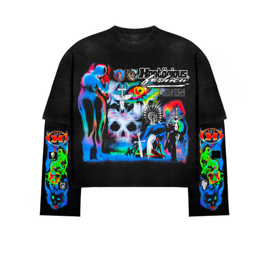 Heavy tee with thermal sleeves